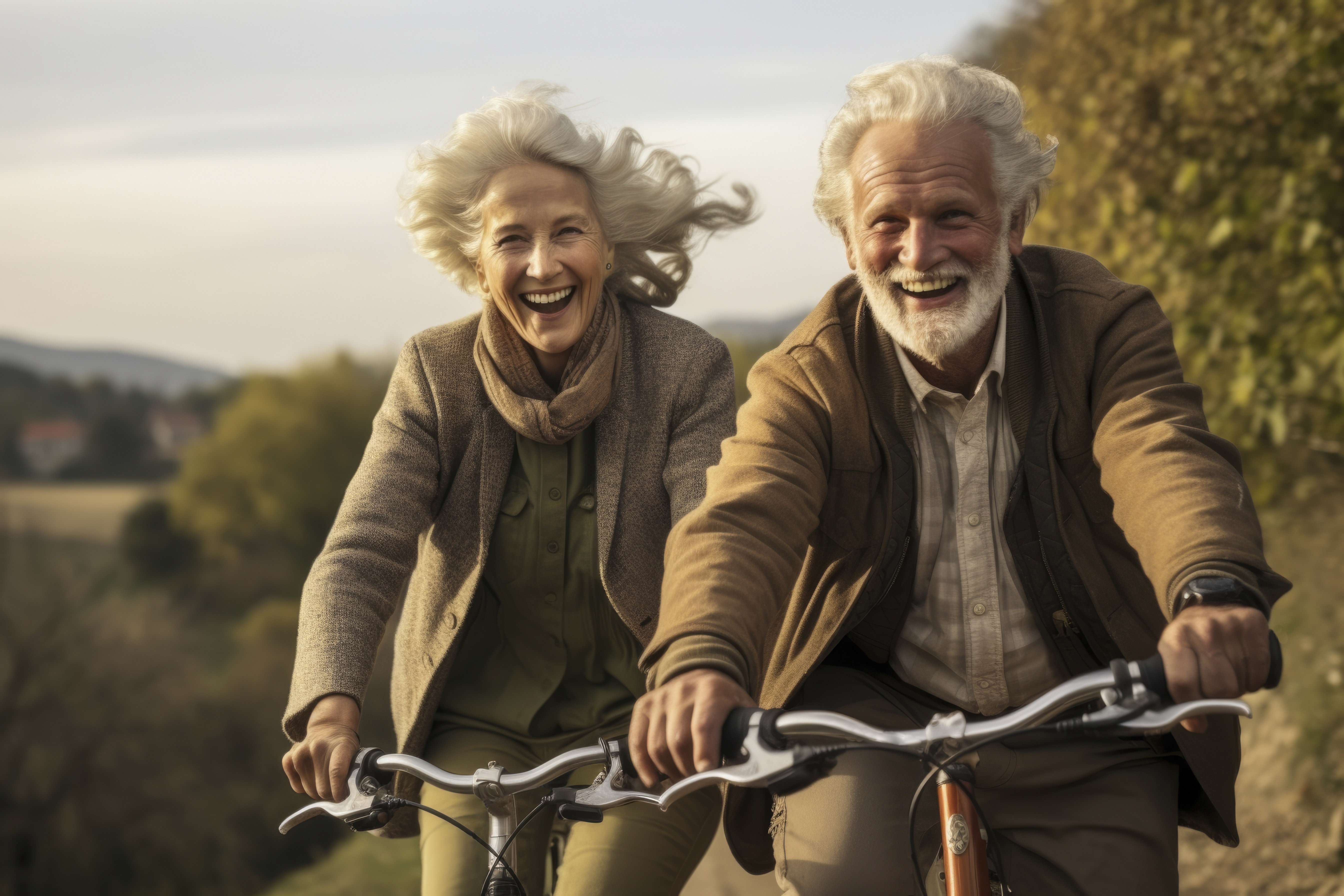 Senior woman exercising and staying active